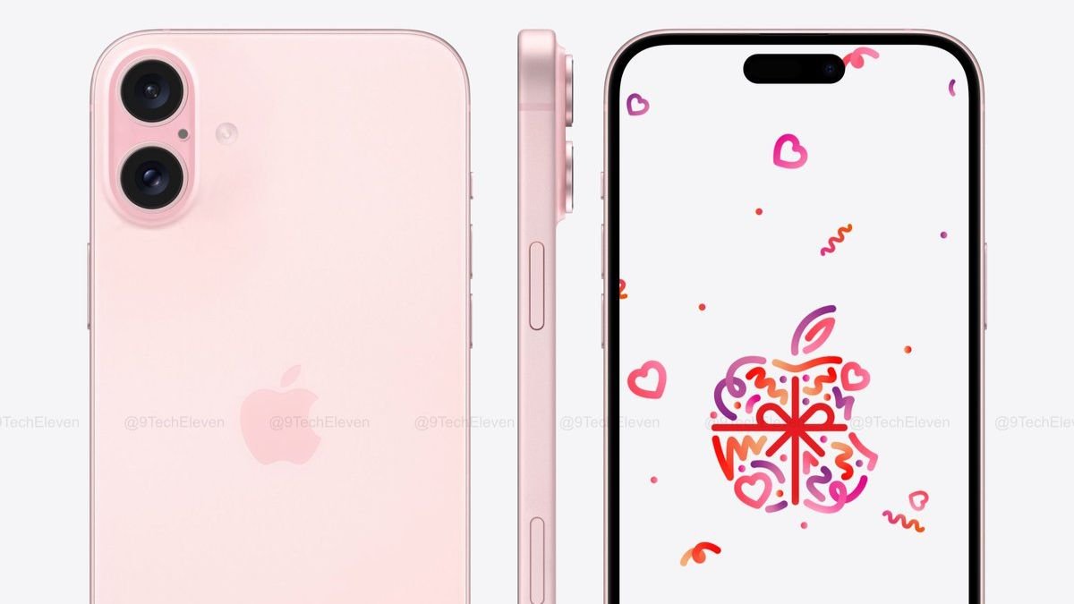 iPhone 16 pink