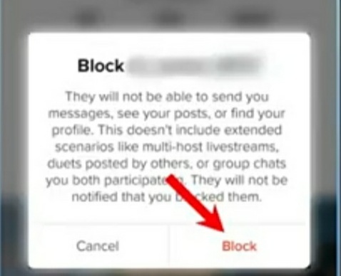 Block Someone on Tiktok  