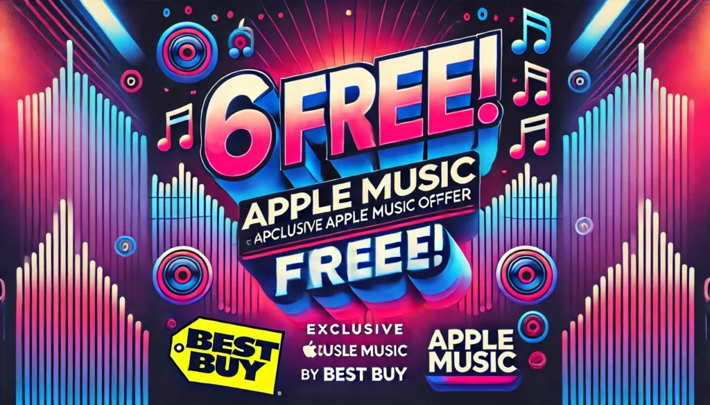 6 months of Apple music free